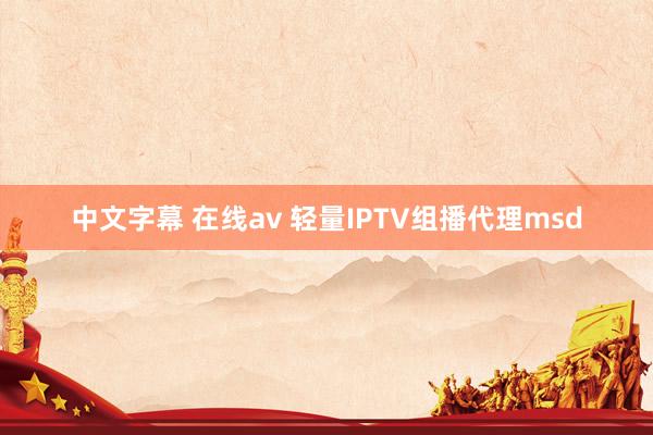 中文字幕 在线av 轻量IPTV组播代理msd