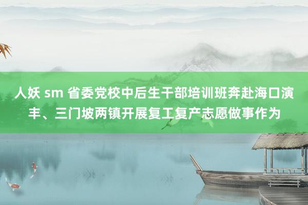 人妖 sm 省委党校中后生干部培训班奔赴海口演丰、三门坡两镇开展复工复产志愿做事作为