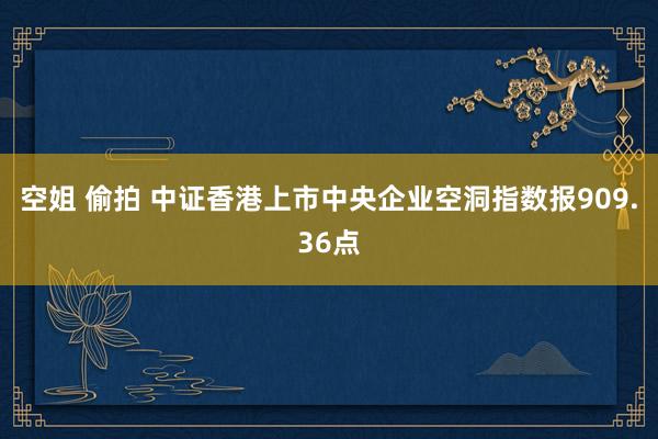 空姐 偷拍 中证香港上市中央企业空洞指数报909.36点