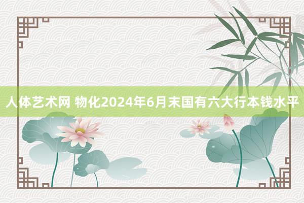 人体艺术网 物化2024年6月末国有六大行本钱水平