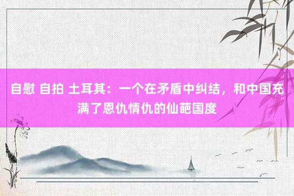 自慰 自拍 土耳其：一个在矛盾中纠结，和中国充满了恩仇情仇的仙葩国度