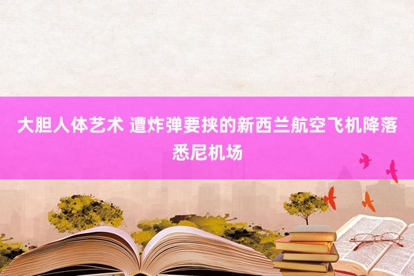 大胆人体艺术 遭炸弹要挟的新西兰航空飞机降落悉尼机场