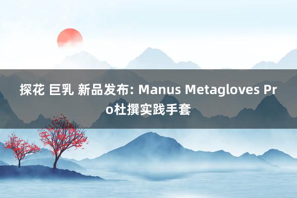 探花 巨乳 新品发布: Manus Metagloves Pro杜撰实践手套